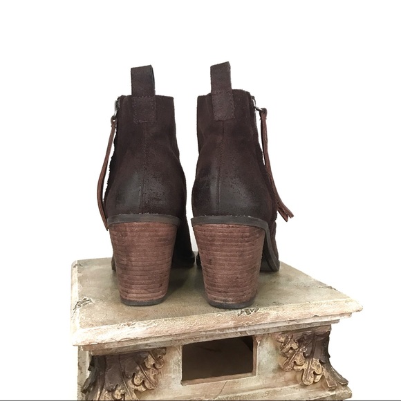 Dolce Vita Brown Suede Booties Size 7.5 - Picture 3 of 8